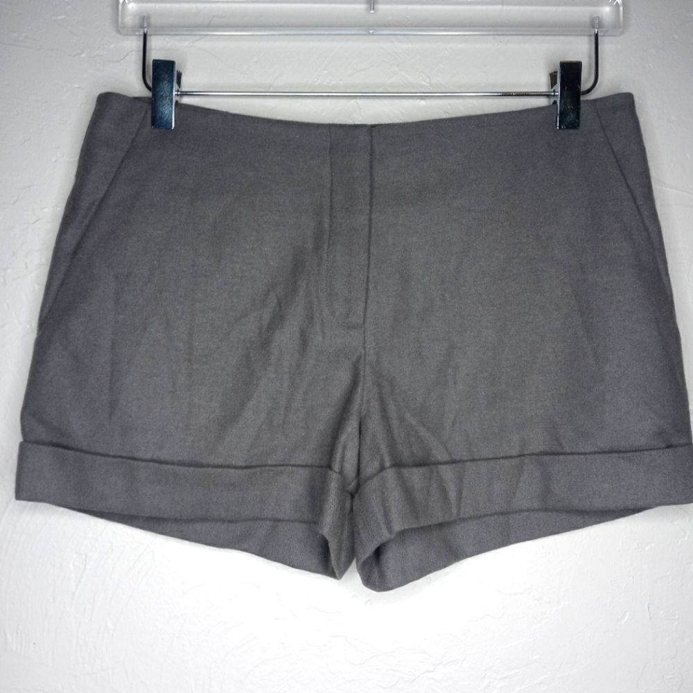 ALLSAINTS Italian Cloth High Waist Cuffed Hem Shorts